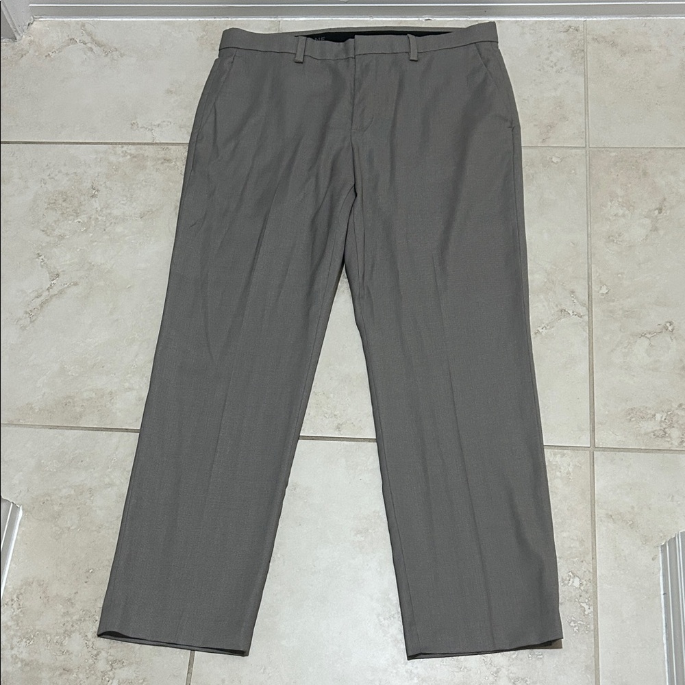 Savane Classic Gray Dress Pants for Men